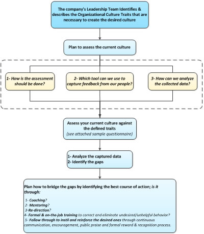 Details of the new culture's assessment stage